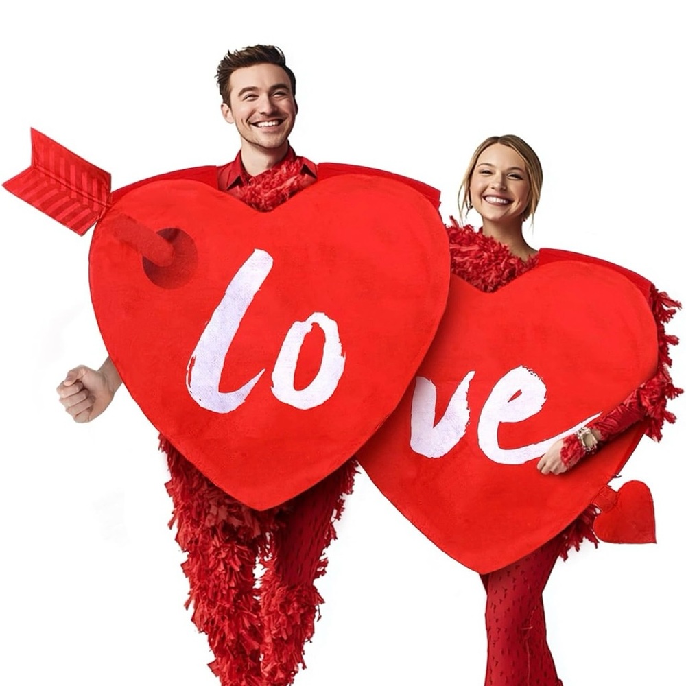 Red Heart Love Costume Set